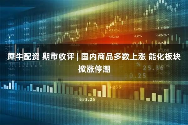 犀牛配资 期市收评 | 国内商品多数上涨 能化板块掀涨停潮